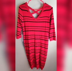 Fitted bodycon sweater dress